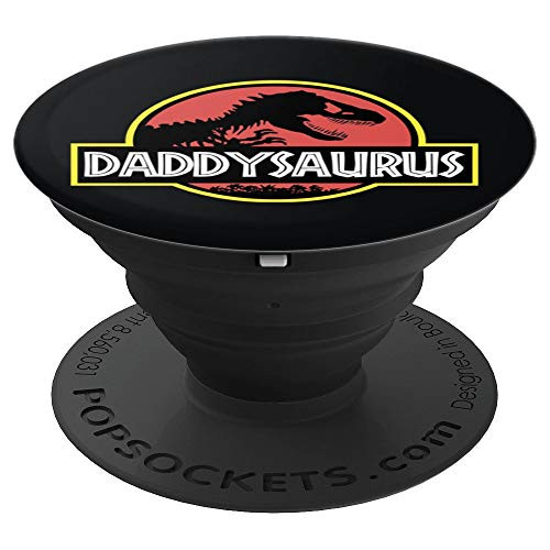 Daddysaurus Dinosaur Pop Socket T Rex Dino Pop Socket - PopSockets Grip and Stand for Phones and Tablets