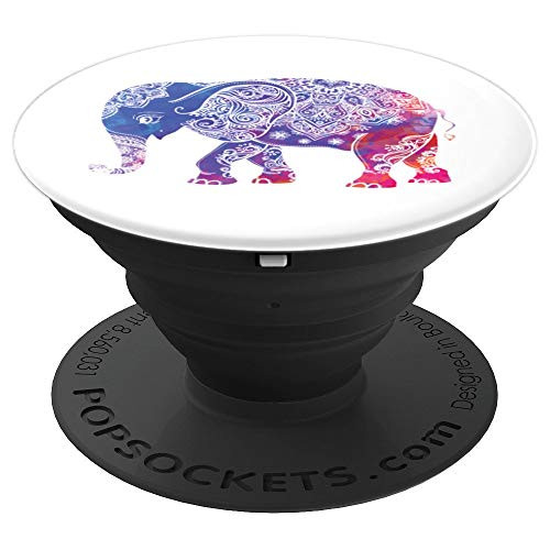 Baby Elephant beautiful Colorful Elephant design gift - PopSockets Grip and Stand for Phones and Tablets