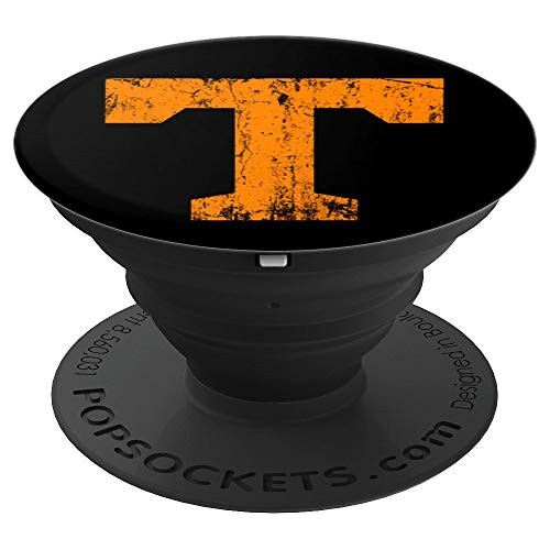 PopSockets: Letter T Tennessee State TN Pride Vintage Orange - PopSockets Grip and Stand for Phones and Tablets PopSockets: Letter T Tennessee State TN Pride Vintage Orange - PopSockets Grip and Stand for Phones and Tablets