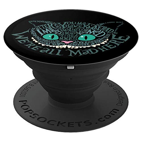PopSockets: Cheshire Cat - We're All Mad Here in Wonderland - PopSockets Grip and Stand for Phones and Tablets