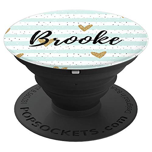 Brooke Name Personalized Birthday - PopSockets Grip and Stand for Phones and Tablets