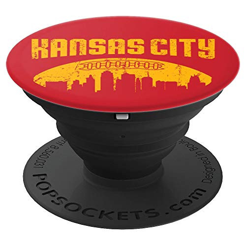 Kansas City - KC Football Retro Fan Gift - PopSockets Grip and Stand for Phones and Tablets Kansas City - KC Football Retro Fan Gift - PopSockets Grip and Stand for Phones and Tablets