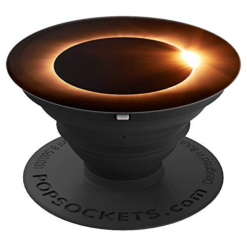 Solar Eclipse Sun Moon - PopSockets Grip and Stand for Phones and Tablets