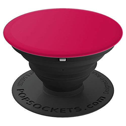 Hibiscus Pink - Solid Color Series - PopSockets Grip and Stand for Phones and Tablets