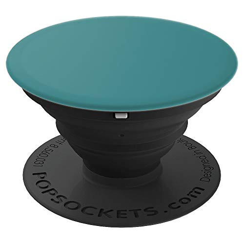 Teal - Solid Color Series - PopSockets Grip and Stand for Phones and Tablets