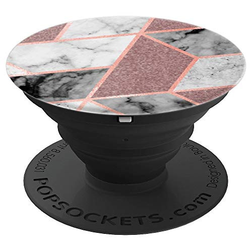 PopSockets: Luxurious Rose Gold and Geometric Marble - PopSockets Grip and Stand for Phones and Tablets PopSockets: Luxurious Rose Gold and Geometric Marble - PopSockets Grip and Stand for Phones and Tablets