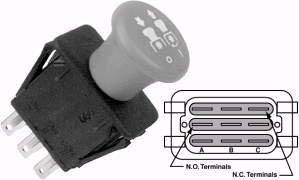 EXMARK 633673 PTO switch for a Lawn Mower