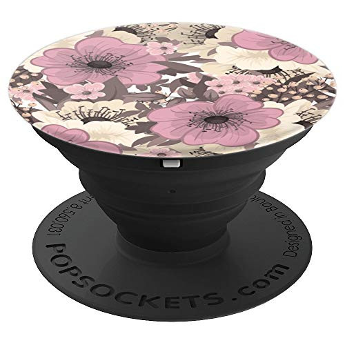 BLOSSOM SPRING FLOWER IN LILAC PURPLE OVER OFF WHITE - PopSockets Grip and Stand for Phones and Tablets BLOSSOM SPRING FLOWER IN LILAC PURPLE OVER OFF WHITE - PopSockets Grip and Stand for Phones and Tablets