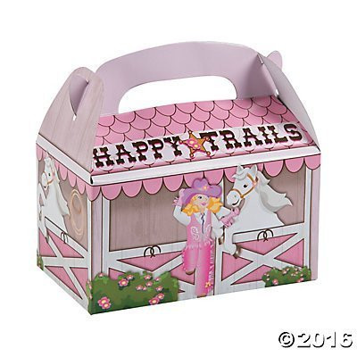 Fun Express Pink Cowgirl Treat Boxes (24 Count)