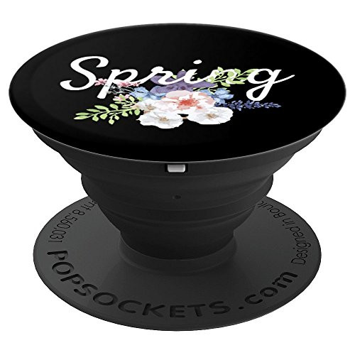 Funny Spring Break Cute Flower Gift Grip Idea, Vacation - PopSockets Grip and Stand for Phones and Tablets