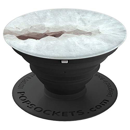 White Mineral Teal Agate Quartz Crystal Clear Opal Marble - PopSockets Grip and Stand for Phones and Tablets White Mineral Teal Agate Quartz Crystal Clear Opal Marble - PopSockets Grip and Stand for Phones and Tablets