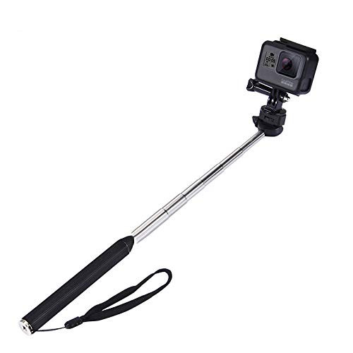 Hand Grip Adjustable Extension Selfie Stick Handheld Monopod for GeekPro/GoPro HD Hero 6 5 4 3+ 3 2 1, AKASO, SJCAM SJ4000 SJ5000 Xiaomi Yi (01)