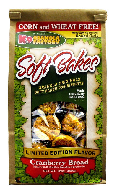 K9 Granola Factory Cranberry Dog Treat, 12 oz