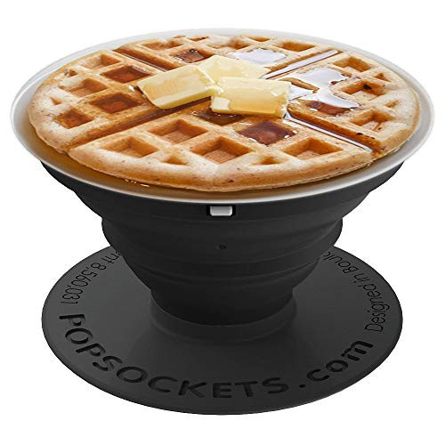 Waffle with Butter and Syrup for Waffles Lovers - PopSockets Grip and Stand for Phones and Tablets