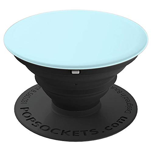 Light Pastel Plain Blue Solid Color - PopSockets Grip and Stand for Phones and Tablets