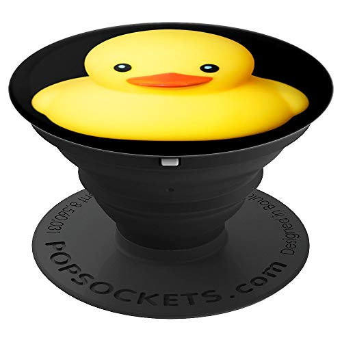 Cute yellow rubber duck mascots - PopSockets Grip and Stand for Phones and Tablets
