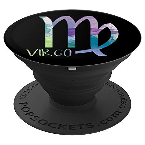 Virgo Zodiac Symbol Astrology Earth Sign - PopSockets Grip and Stand for Phones and Tablets