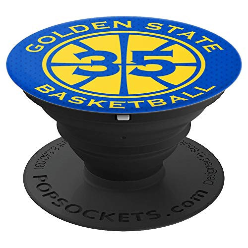 PopSockets: Golden State Basketball Legend No. 35 - PopSockets Grip and Stand for Phones and Tablets