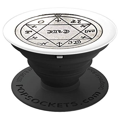 PopSockets Talisman For Good Luck Key of Solomon Pentacle - PopSockets Grip and Stand for Phones and Tablets