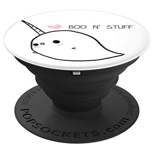 Cute Haunting Spooky Ghost Unicorn - White Phone Accessory - PopSockets Grip and Stand for Phones and Tablets