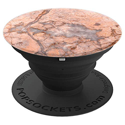 Rose Gold Pink Marble Texture Phone Grip Accessory - PopSockets Grip and Stand for Phones and Tablets