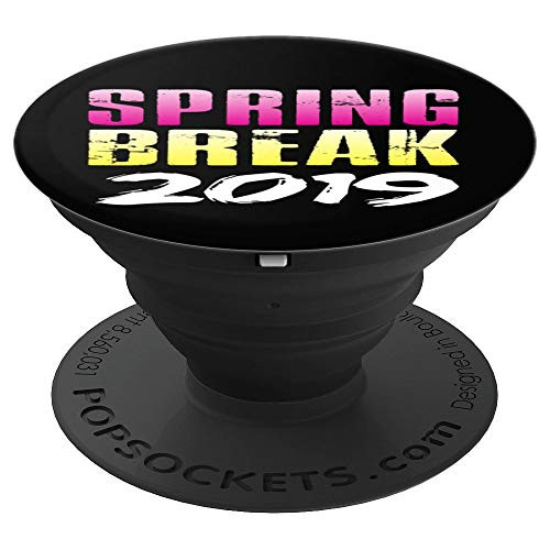 Spring Break 2019 Pop Socket Black New Party Beach Gift Grip - PopSockets Grip and Stand for Phones and Tablets