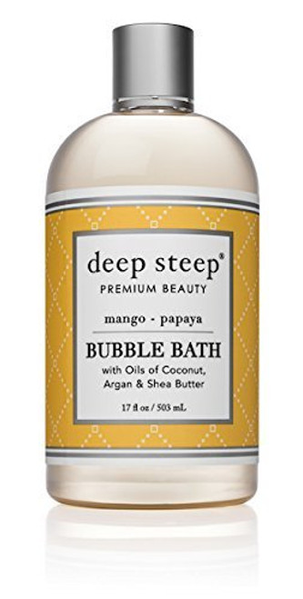 Deep Steep Bubble Bath, Mango Papaya, 17 Ounce Deep Steep Bubble Bath, Mango Papaya, 17 Ounce