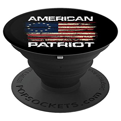 Betsy Ross American Flag 13 Star Colonies American Patriot PopSockets Grip and Stand for Phones and Tablets
