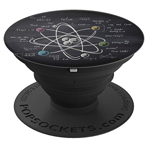 Atomic Nuclear Science and Physics Blackboard - PopSockets Grip and Stand for Phones and Tablets
