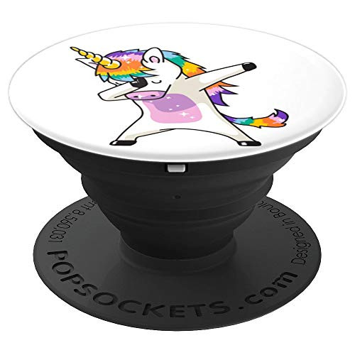 Cute Dabbing Unicorn Dance Rainbow Unicorn On White - PopSockets Grip and Stand for Phones and Tablets Cute Dabbing Unicorn Dance Rainbow Unicorn On White - PopSockets Grip and Stand for Phones and Tablets