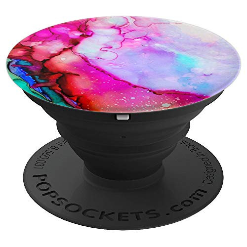 Cool Art Paint Splatter Colorful Artistic Abstract Painting - PopSockets Grip and Stand for Phones and Tablets