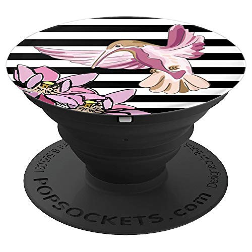 Fluttering Hummingbird Looking For Spring Flower Nectar - PopSockets Grip and Stand for Phones and Tablets Fluttering Hummingbird Looking For Spring Flower Nectar - PopSockets Grip and Stand for Phones and Tablets