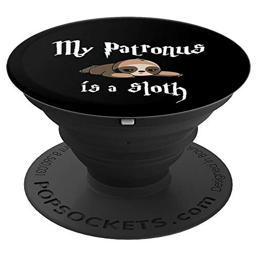 Funny Magic My Patronus is a Sloth Gift - PopSockets Grip and Stand for Phones and Tablets