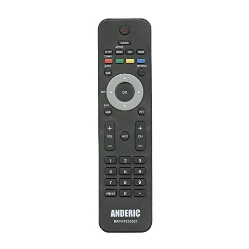 RRYKF230001 Philips Replacement Remote Control - No Programming Required for Philips Magnavox TVS - 242254902301 313922852812 313923811291 996510012242 RC2023609/01B RC2033601/01 RC203360101