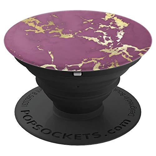 Purple Gold Marble Print Phone Accessory - PopSockets Grip and Stand for Phones and Tablets Purple Gold Marble Print Phone Accessory - PopSockets Grip and Stand for Phones and Tablets