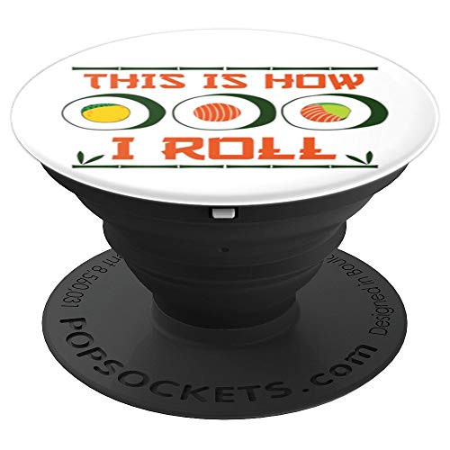 Japanese and Chinese Food Sushi - PopSockets Grip and Stand for Phones and Tablets