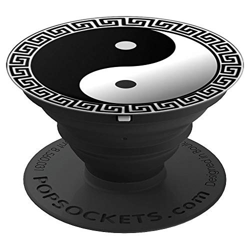 Ying Yang peace - Chinese Yin Yang Symbol - PopSockets Grip and Stand for Phones and Tablets