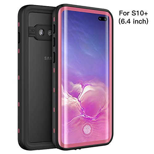 Fansteck Samsung Galaxy S10 Plus Waterproof Case, IP68 Waterproof/Snowproof/Shockproof/Dirtproof, Full-Body Protective Case with Built-in Screen Protector for Galaxy S10+ (6.4 inch-Pink) Fansteck Samsung Galaxy S10 Plus Waterproof Case, IP68 Waterproof/Snowproof/Shockproof/Dirtproof, Full-Body Protective Case with Built-in Screen Protector for Galaxy S10+ (6.4 inch-Pink)