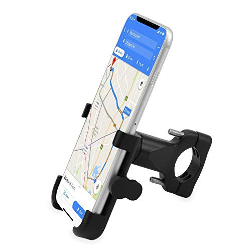 Bike Phone Mount Universal Bicycle Cell Phone Holder Alumium Alloy Bike Handlebar Motorcycle Rack Cradle Clamp with 360 Degree Rotation for Smart Phone GPS Bike Phone Mount Universal Bicycle Cell Phone Holder Alumium Alloy Bike Handlebar Motorcycle Rack Cradle Clamp with 360 Degree Rotation for Smart Phone GPS