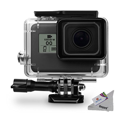 Deyard 45M Waterproof Case for GoPro Hero 7(Only Black)/HD(2018)/5/6 Underwater Waterproof Protective Housing Case for GoPro Action Camera with Quick Release Mount and Thumbscrew