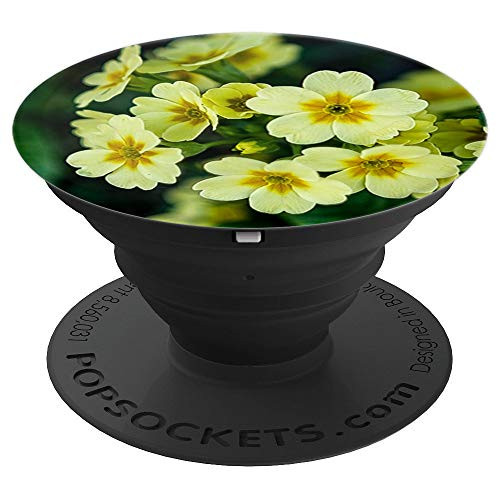 Spring-Flowers: Little Yellow Wild-Flowers - PopSockets Grip and Stand for Phones and Tablets