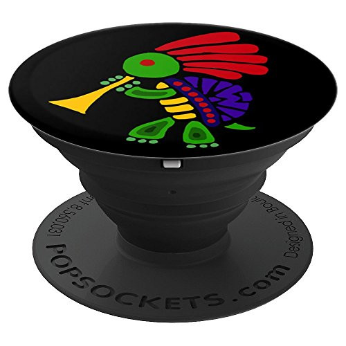 SmileteesPS Funny Turtle Kokopelli Dancing PopSockets Grip - PopSockets Grip and Stand for Phones and Tablets