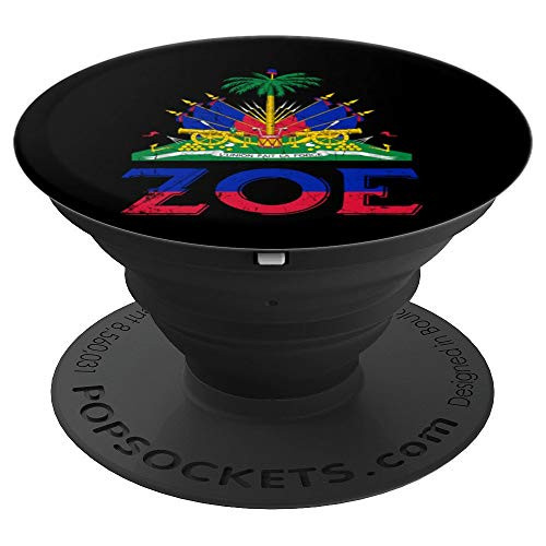 Zoe Art | Cute Haiti Honored Flag Day Design Gift - PopSockets Grip and Stand for Phones and Tablets