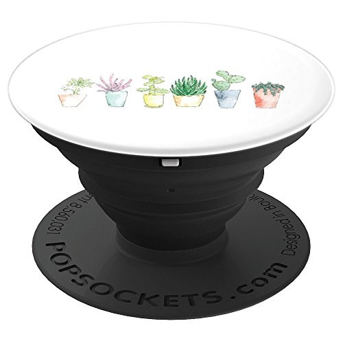 Succulent Cactus Plant Lover Phone Accessory Gift - PopSockets Grip and Stand for Phones and Tablets