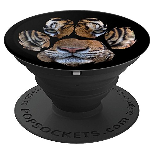 Awesome Tiger Paw Print - PopSockets Grip and Stand for Phones and Tablets