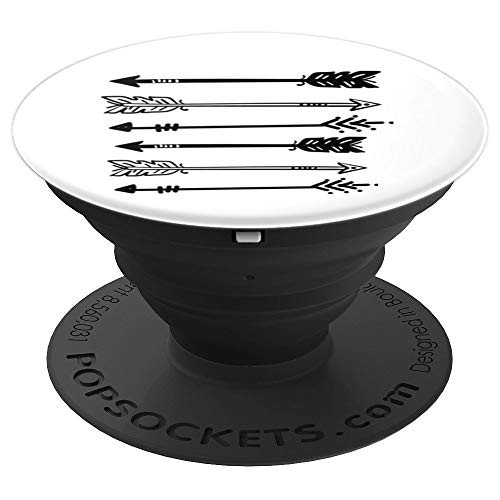 Simple Arrow Monochromatic Design - PopSockets Grip and Stand for Phones and Tablets
