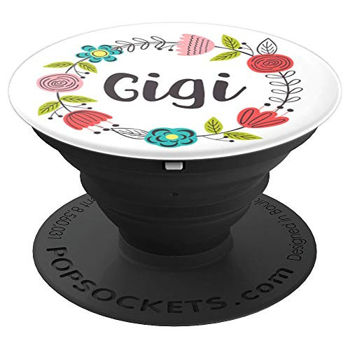 Pretty Blessed Gigi Spring Floral Wreath on White - PopSockets Grip and Stand for Phones and Tablets Pretty Blessed Gigi Spring Floral Wreath on White - PopSockets Grip and Stand for Phones and Tablets