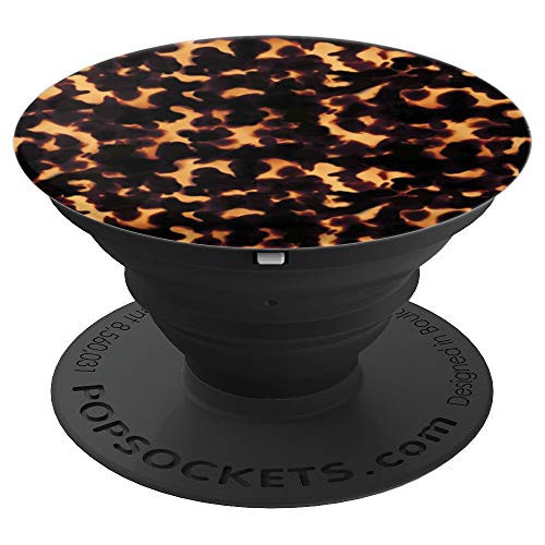 Brown, Tortoise Shell Print, Tortoiseshell Pattern, Turtle - PopSockets Grip and Stand for Phones and Tablets