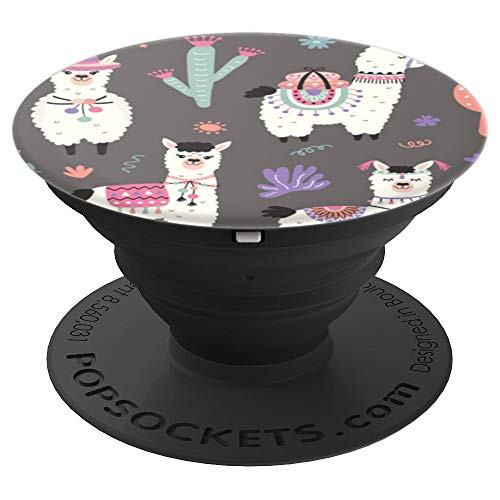 Cactus Llama Alpaca Pattern - PopSockets Grip and Stand for Phones and Tablets Cactus Llama Alpaca Pattern - PopSockets Grip and Stand for Phones and Tablets