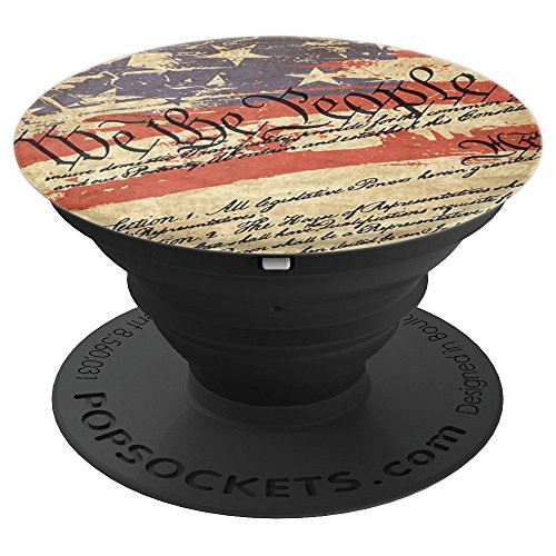 We The People Constitution USA Flag 2nd Amendment - PopSockets Grip and Stand for Phones and Tablets